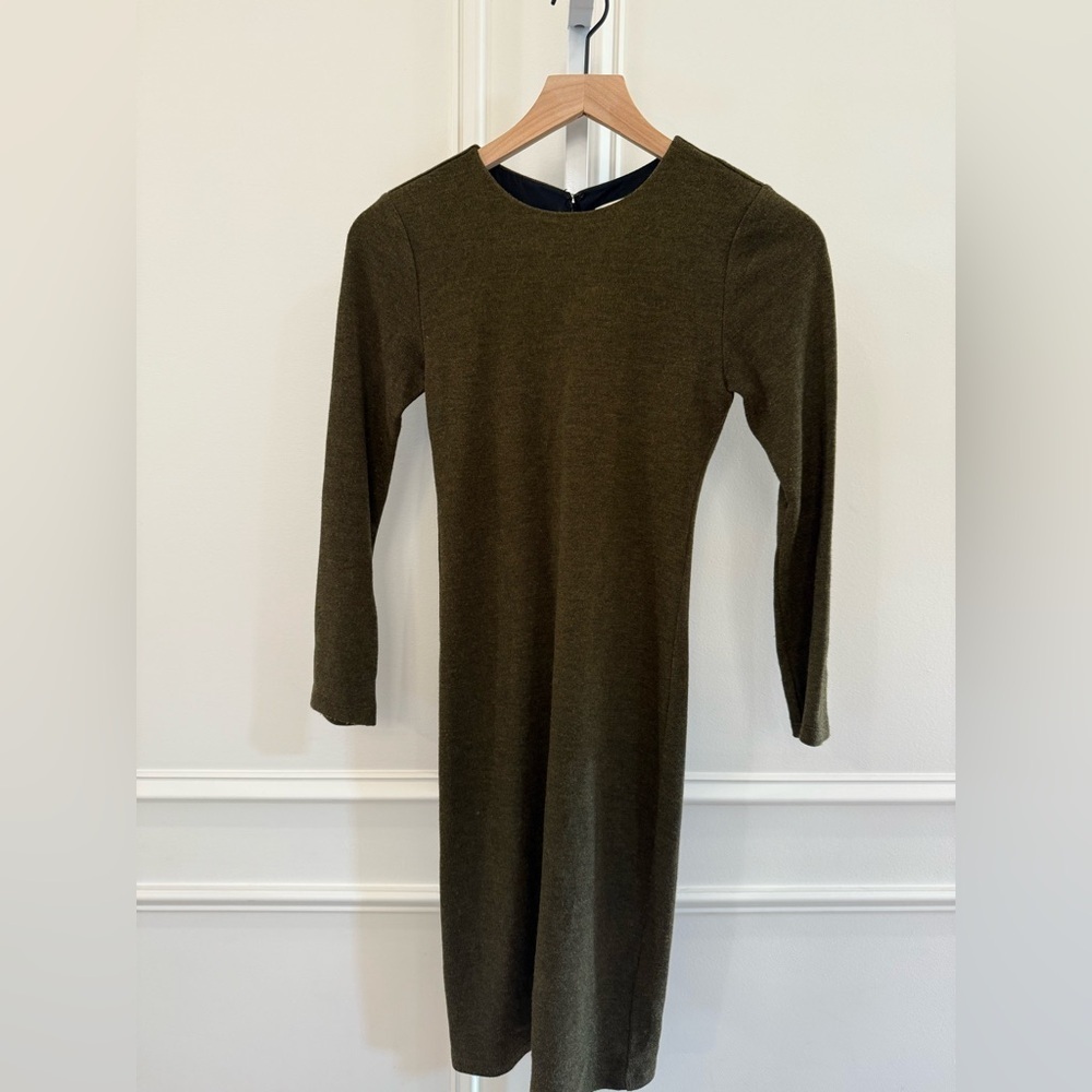 Alice + Olivia Olive Long Sleeve Dress